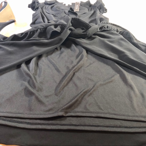 Little Black Wrap Dress - Picture 3 of 4